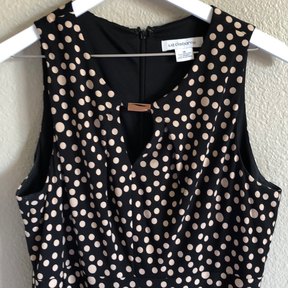 Liz Claiborne Polka Dot Sleeveless dress